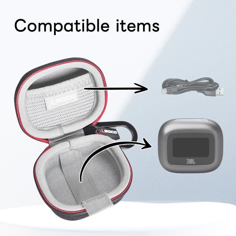 RLSOCO Hard Case for JBL Live Beam 3/ Buds 3/ Flex 3 True Wireless Noise-Cancelling Earbuds (Case Only) - Image 4