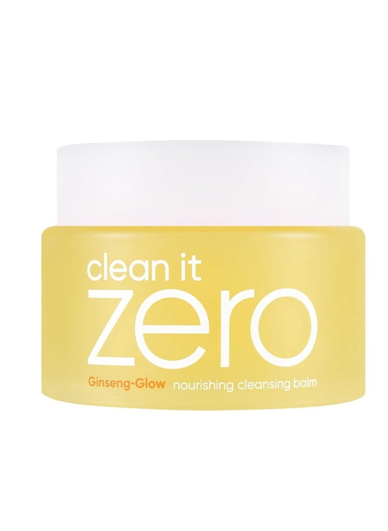 Banila Co BANILA CO Clean it Zero Nourishing Cleansing Balm - Korean Makeup Remover for Dry Skin - Vegan & Made with Ginseng Root and Berry - 100ml/3.38 fl oz  - Image 1