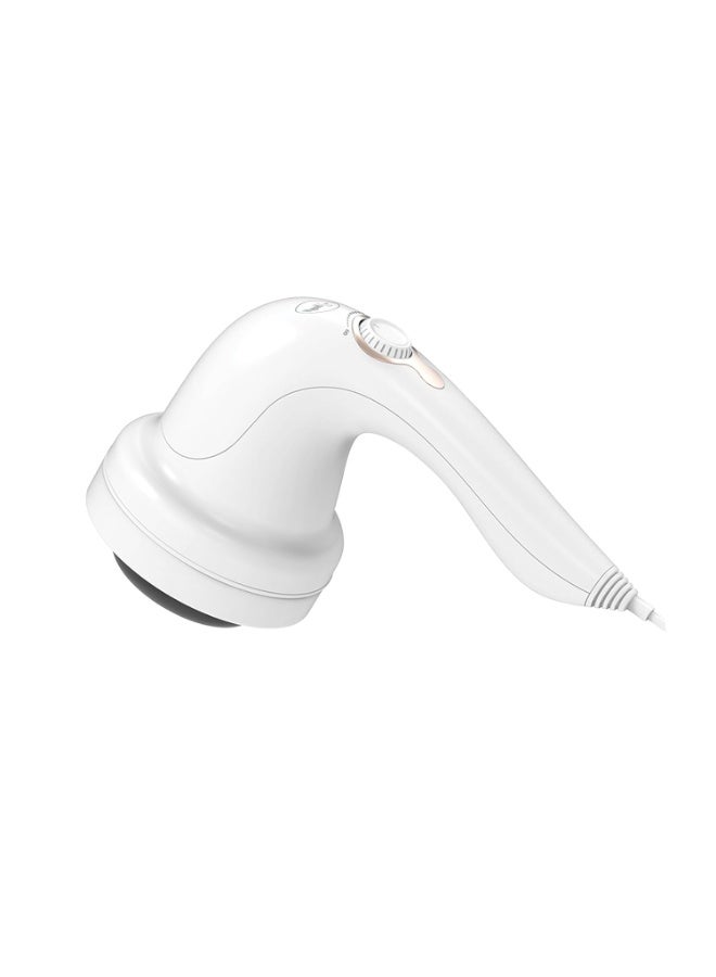 Pigeon Ease Electric Handheld Full Body Massager with 8 Massage Heads, Mesh Cover, 6 Speed Settings| For Pain Relief and Relaxation, Back,Neck, Arms, Leg & Foot| White - Image 1