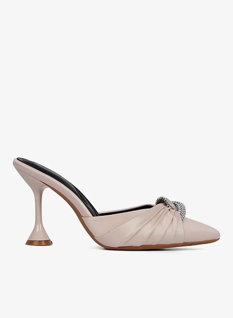 Cuple Nude Patent Mary Jane Flat