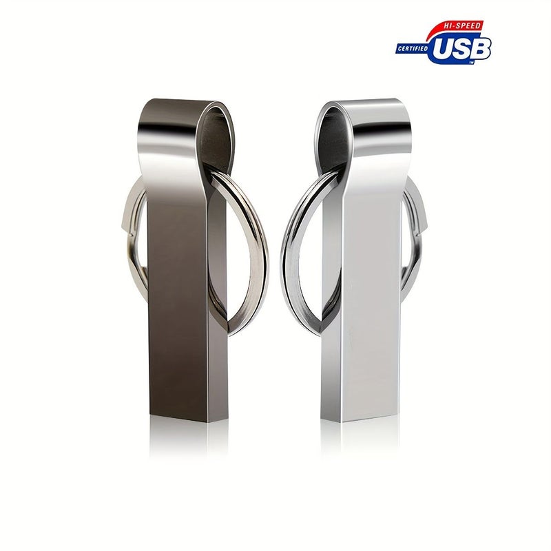 محرك أقراص فلاش USB سعة 256 ميجابايت USB 2.0 معدني عالي السرعة للتخزين لأجهزة الكمبيوتر المكتبي والمحمول والتابلت والهاتف والسماعات الصوتية للسيارة وأجهزة الألعاب - Image 3