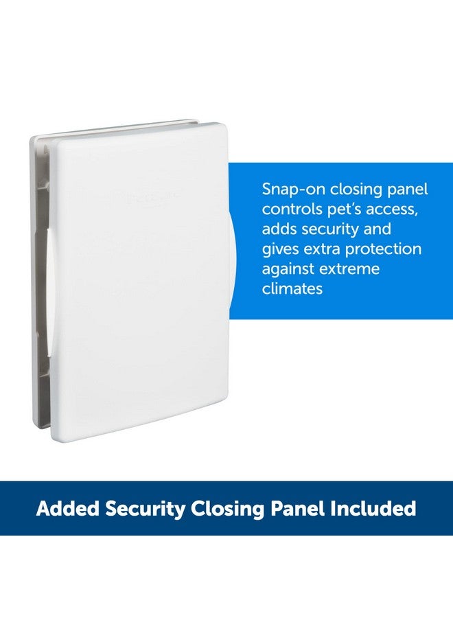 PetSafe PetSafe Extreme Weather Dog Door for Exterior Doors - Energy Efficient Door for Cats and Dogs - Insulated Flap System - for Medium Dogs - Plastic Frame - Image 4