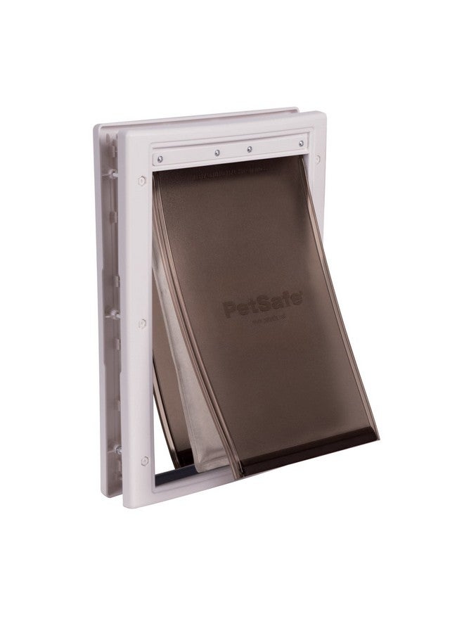 PetSafe PetSafe Extreme Weather Dog Door for Exterior Doors - Energy Efficient Door for Cats and Dogs - Insulated Flap System - for Medium Dogs - Plastic Frame - Image 1