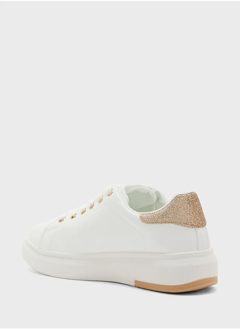 Ginger Bee Metal Trim Sneaker