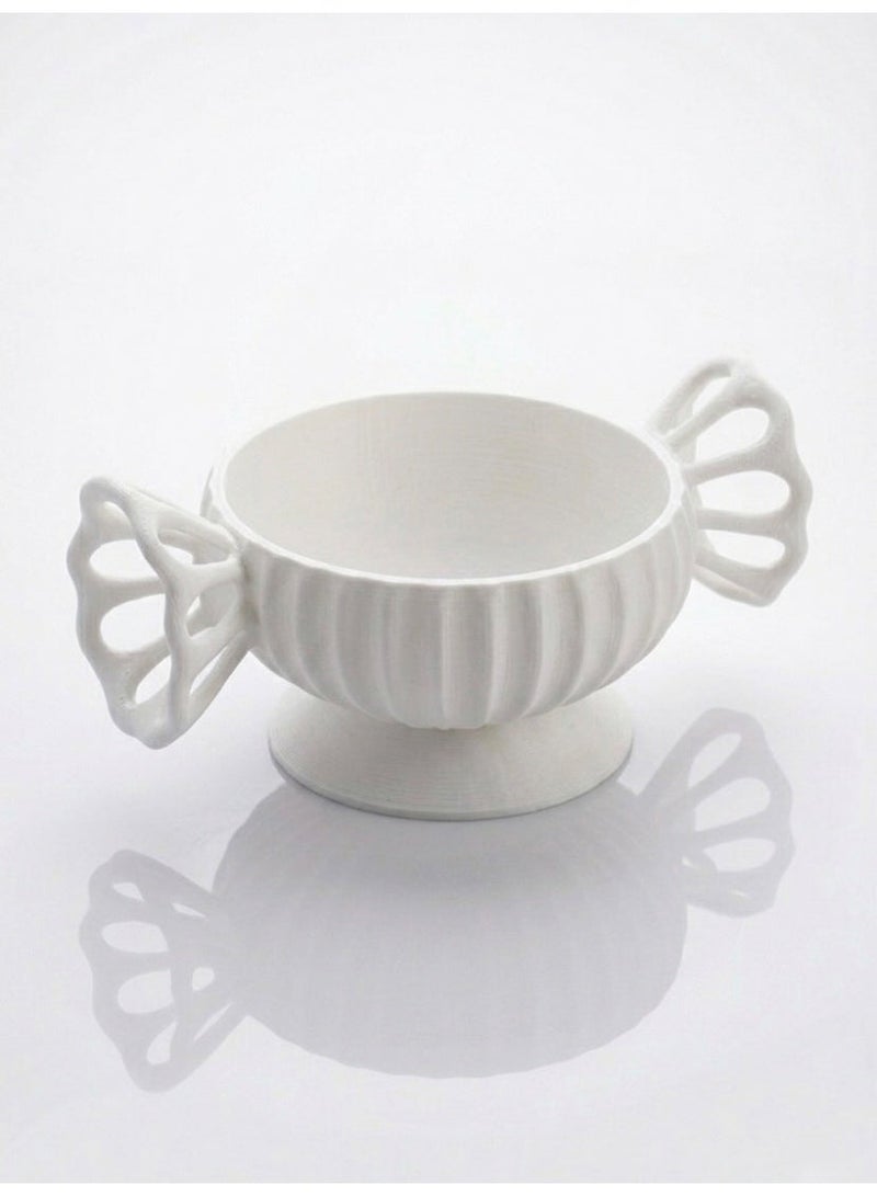 3D BROTHERS Candy-Shaped Serving Bowl with Stable Base – Elegant Single Piece - Image 2