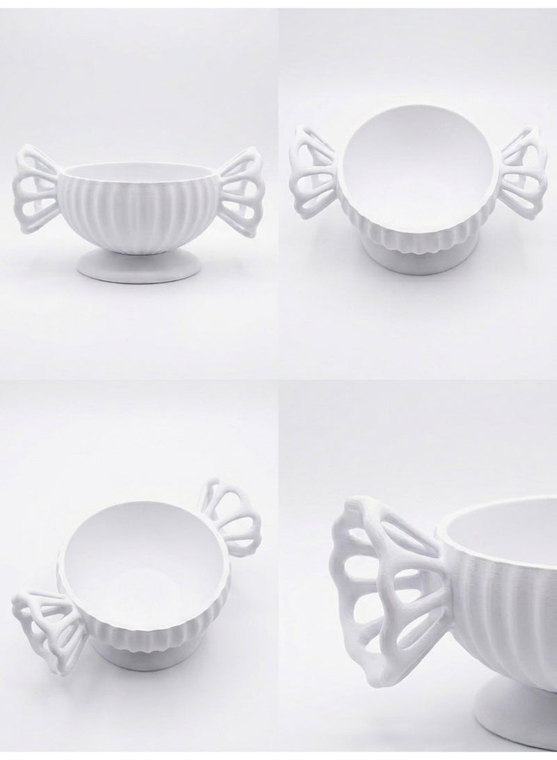 3D BROTHERS Candy-Shaped Serving Bowl with Stable Base – Elegant Single Piece - Image 3