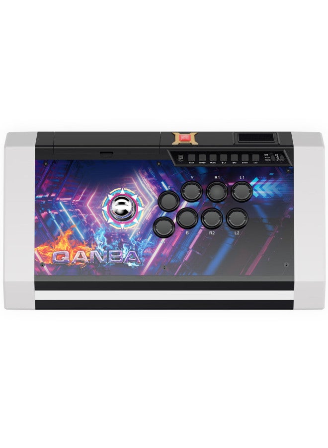Qanba Q3 Obsidian Arcade Stick Silent Multifunctional Version, Game Controller Compatible With Ps3, Computer Pc Switch2 Fighting 97 Street Fighter 5 Steam Street Fighter 6 Iron Fist 8 - Image 1