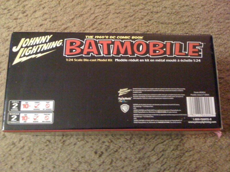 Johnny Lightning DC Comic Book 1960's Diecast 1/24 Batmobile Model - Image 3