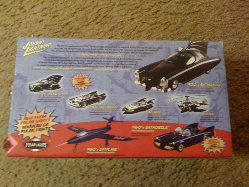 Johnny Lightning DC Comic Book 1960's Diecast 1/24 Batmobile Model - Image 4