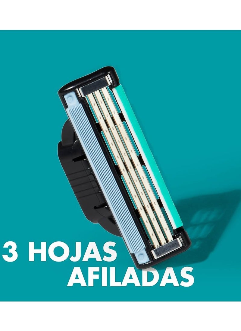 جيليت جيليت ماك ثري  شفرات × 3  - Image 2