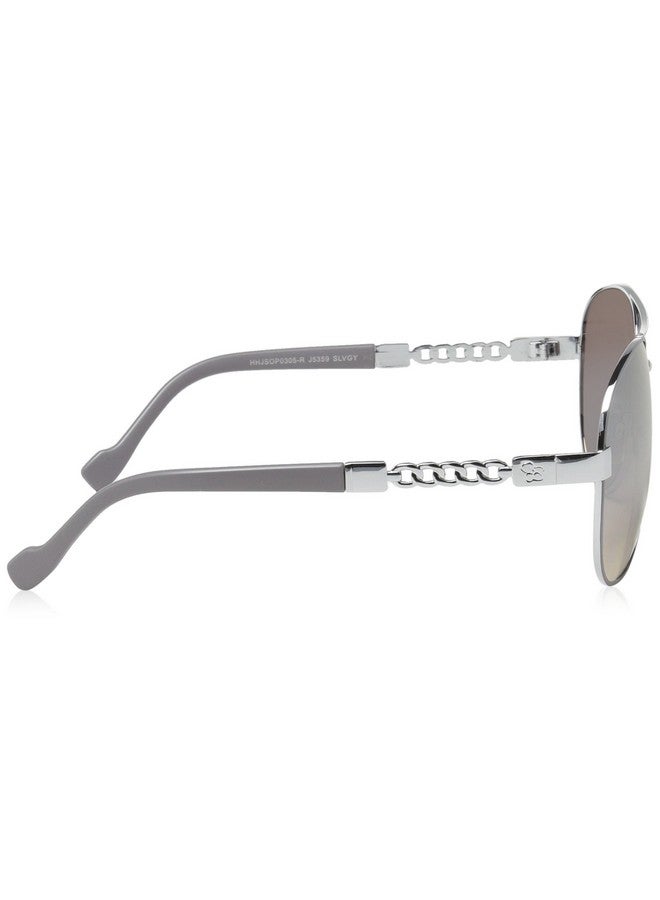 Jessica Simpson Women'S J5359 Fashionable Metal Aviator Pilot Sunglasses With Uv400 Protection Glamorous Sunglasses For Women 60Mm - Image 3