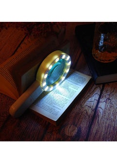 KIIUMI Magnifying Glass with Light, 30X Handheld Large Magnifying Glass 12 LED Illuminated Lighted Magnifier for Macular Degeneration, Seniors Reading, Soldering, Inspection, Coins, Jewellery, Exploring  - Image 5