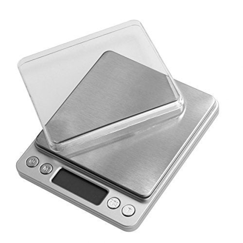 Orrda Digital LCD Light Table Top Weighing Scale for Jewelry and Kitchen Weight Machine 01 g500 gm Silver - Image 1