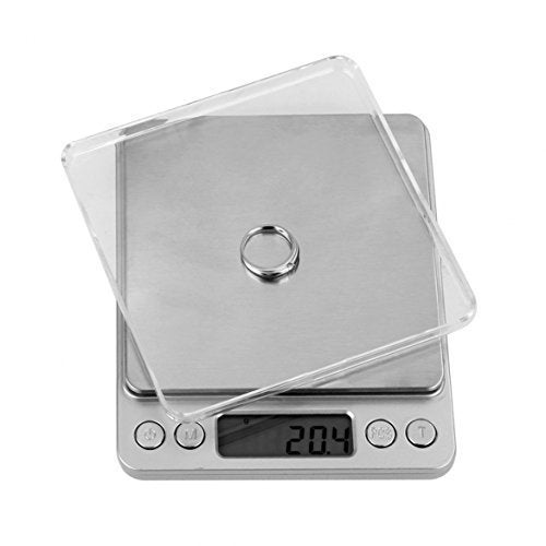 Orrda Digital LCD Light Table Top Weighing Scale for Jewelry and Kitchen Weight Machine 01 g500 gm Silver - Image 4