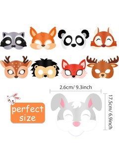 Blulu 12 Piece Kids Animal Masks Forest Friends Animals Cartoon Masks Jungle Woodland Animals Theme Costume Party for Animal Birthday Party Halloween Masks DressUp Party Favors Decoration Supplies - pzsku/ZC45687207B64E2FCBE03Z/45/_/1729417393/96ff2742-7d6c-4a91-826d-58a0bcb33f38