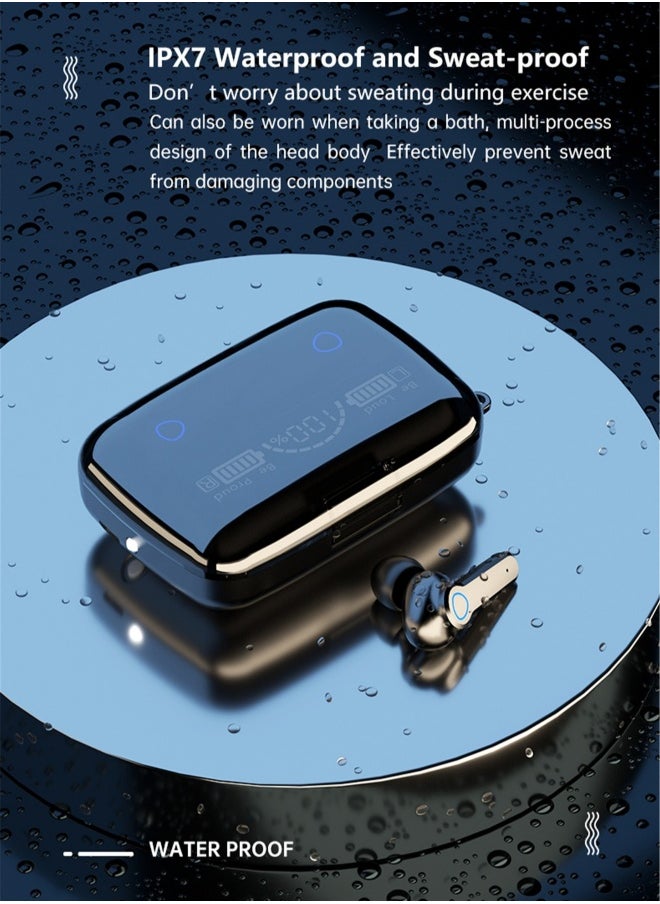 Generic - TWS  wireless bluetooth headset touch sports in-ear headset waterproof noise reduction binaural bluetooth 5.1 headset wireless earbuds true wireless compatible apple Suitable for Android and other sys - Image 1