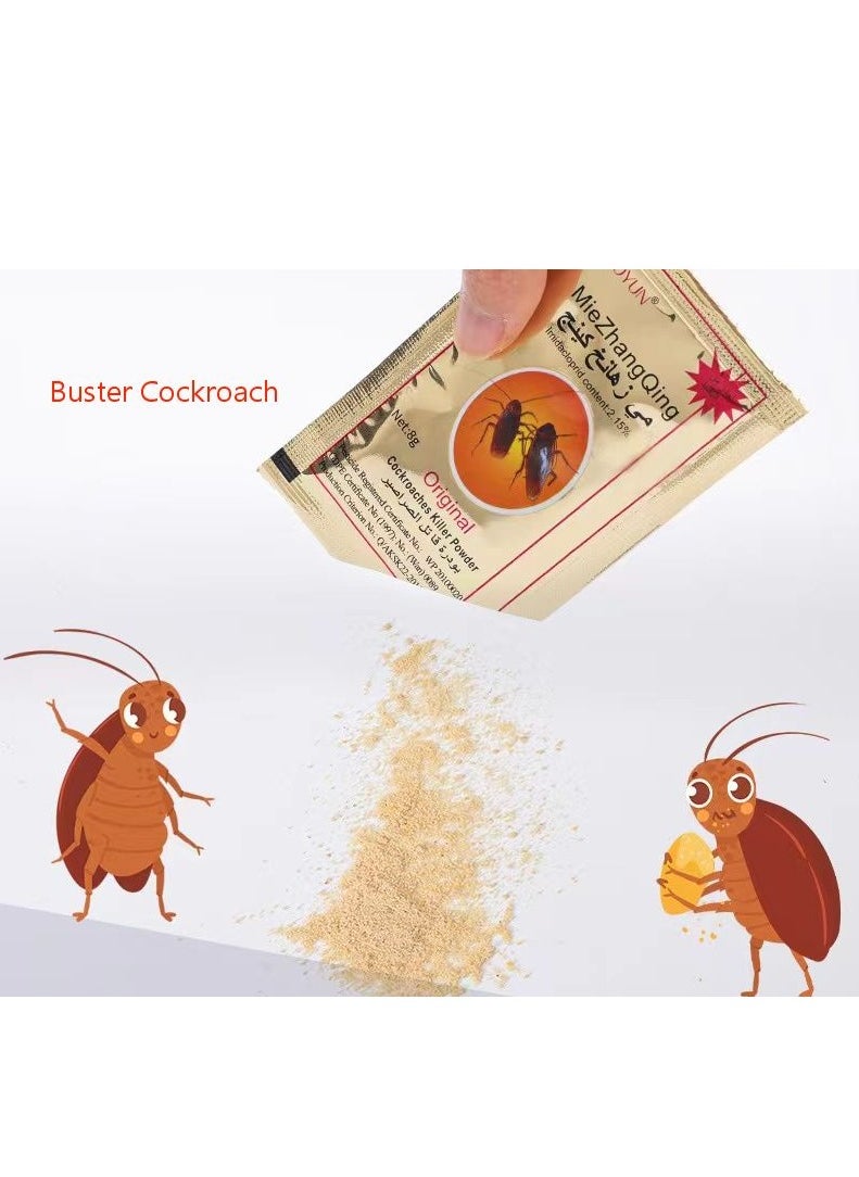 Miezhang Qing Cockroach Killer Powder 10 Pieces 8g  - Image 4