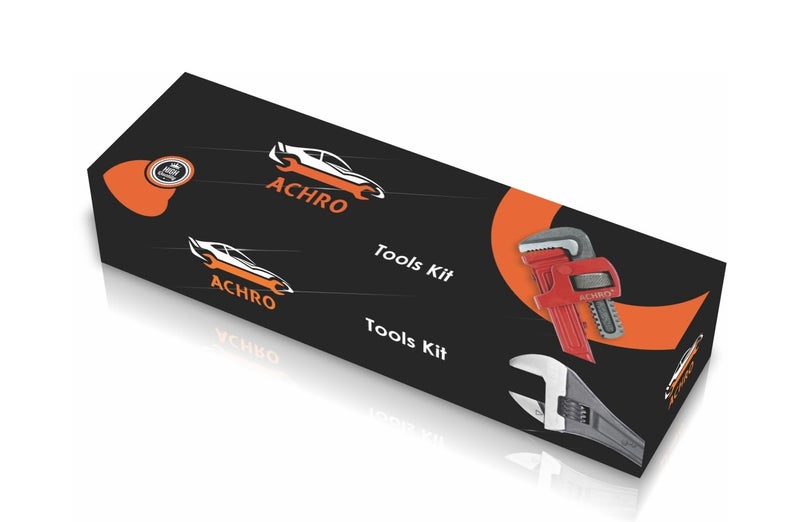 ACHRO Combo Pack of 3 Tool Kits Set for Home Contains 8 Inch Adjustable Spanner 8 Inch Combination Plier 10 Inch Pipe Wrench - Image 5