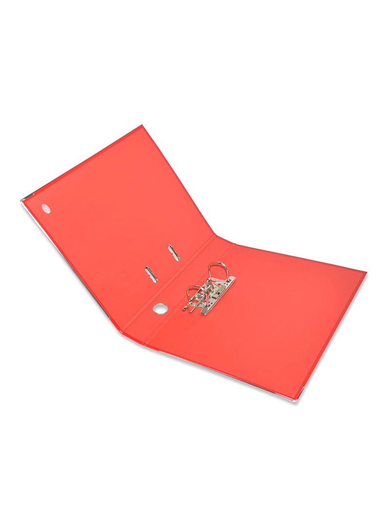 FIS عبوة FIS من 10 ملفات أرخية PP، 4 سم، حجم F/S، أحمر، أصل PP ألمانيا - FSBF4PREFN10 - Image 2