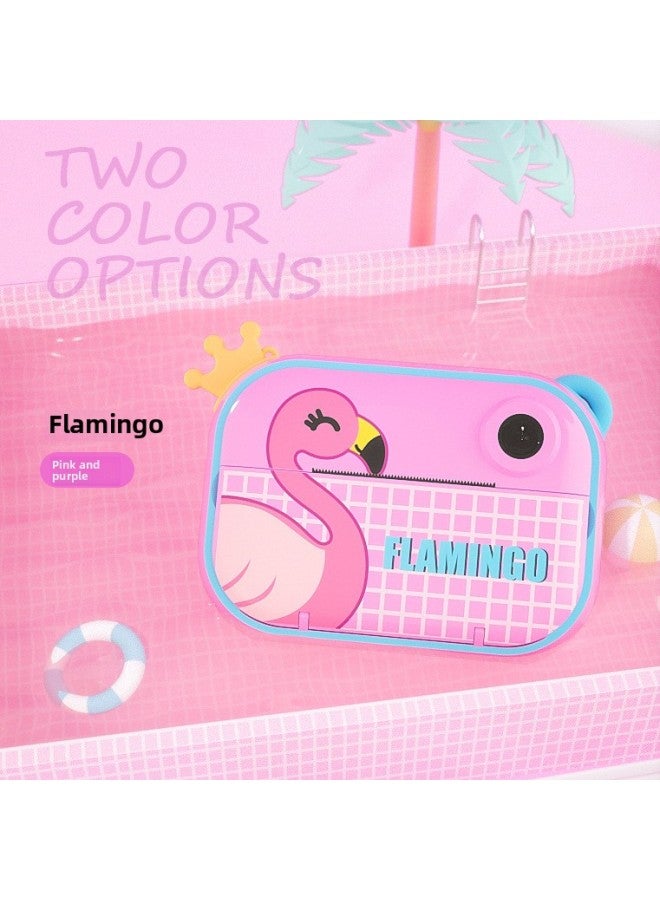 Generic Children's Camera Polaroid Photographable Printable Digital Camera Explosions Cartoon Creative Toys-Color:C3 Pink WIFI +16g  - Image 3