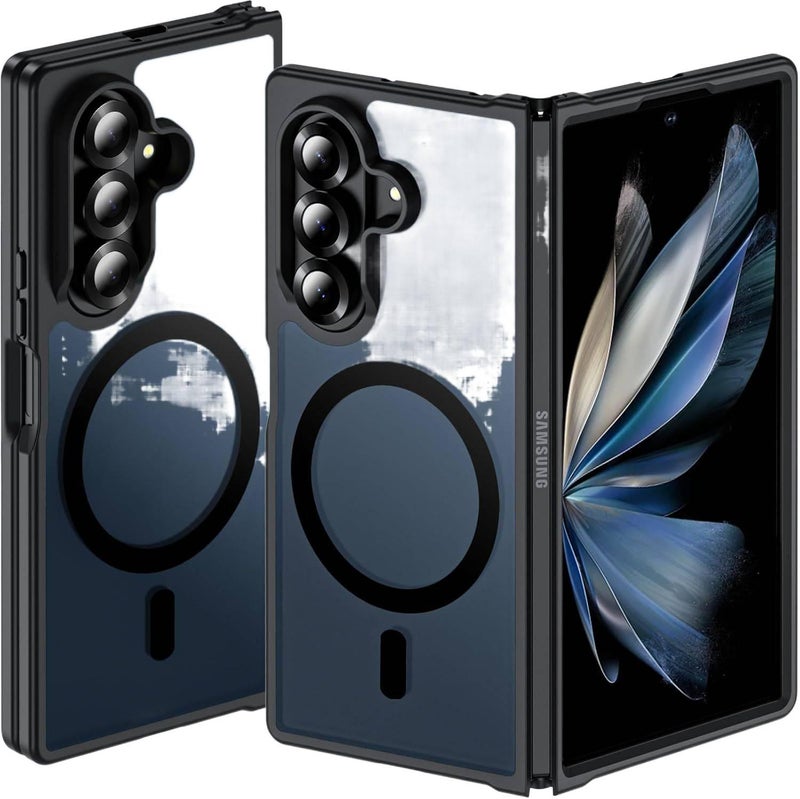 غطاء MagSafe | أخضر | TPU | ملمس غير لامع | مغناطيس قوي | مقاوم للصدمات لـ Samsung Galaxy Z Fold 7 - Image 3
