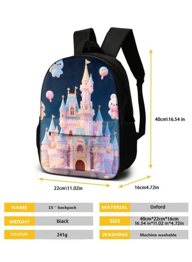 [Super new special offer] Cartoon theme bag three-piece set | double-shoulder + hand-held + storage pen bag | gift self-use good-looking - 1051  - Image 4