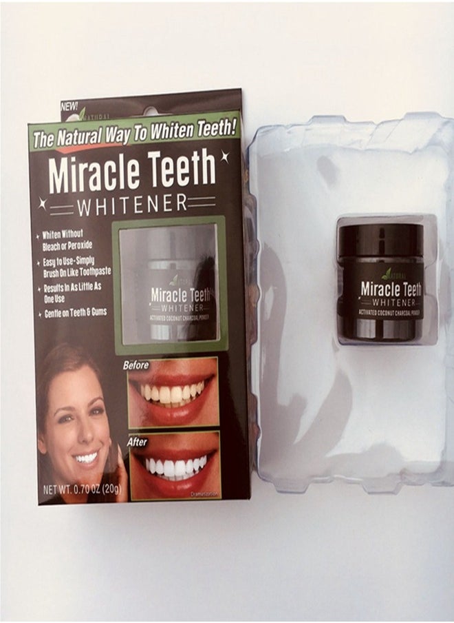 Generic - Teeth Whitener - Natural Whitening Coconut Charcoal Powder - Image 1