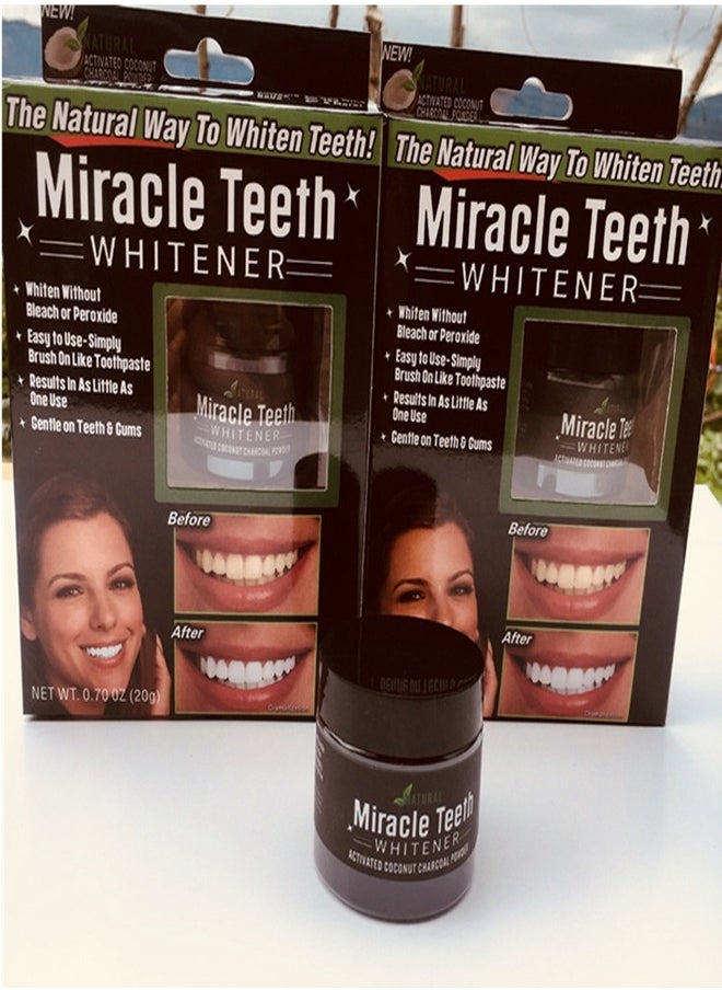 Generic - Teeth Whitener - Natural Whitening Coconut Charcoal Powder - Image 1