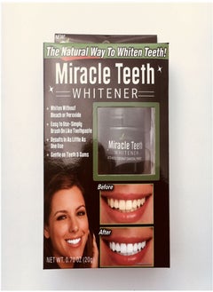 Teeth Whitener - Natural Whitening Coconut Charcoal Powder