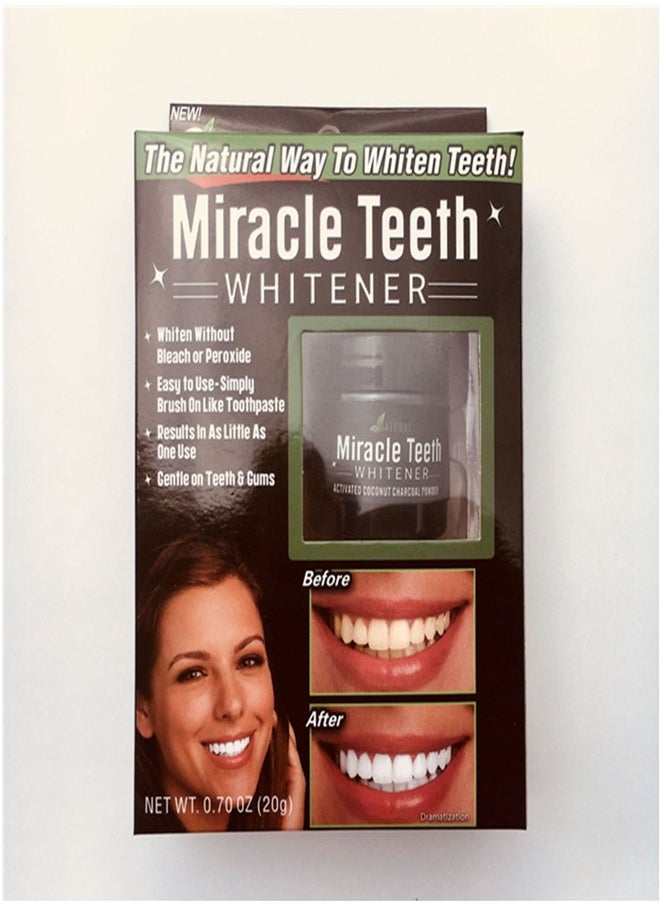 Generic - Teeth Whitener - Natural Whitening Coconut Charcoal Powder - Image 1