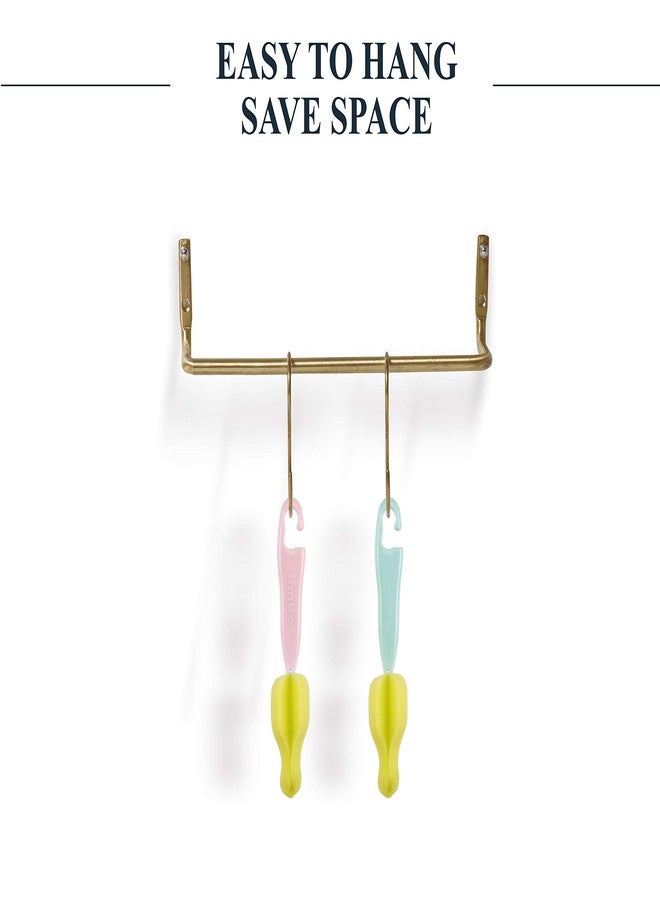 Simba Sponge Nipple Brush with Easy Hanging Hook (Pink) - Image 4