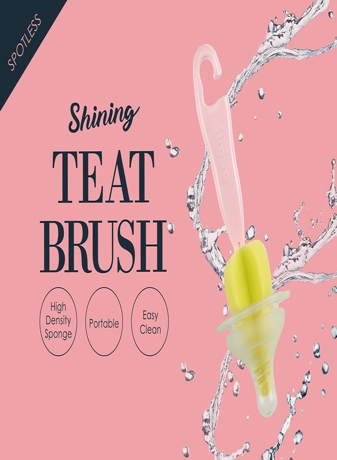 Simba Sponge Nipple Brush with Easy Hanging Hook (Pink) - Image 2