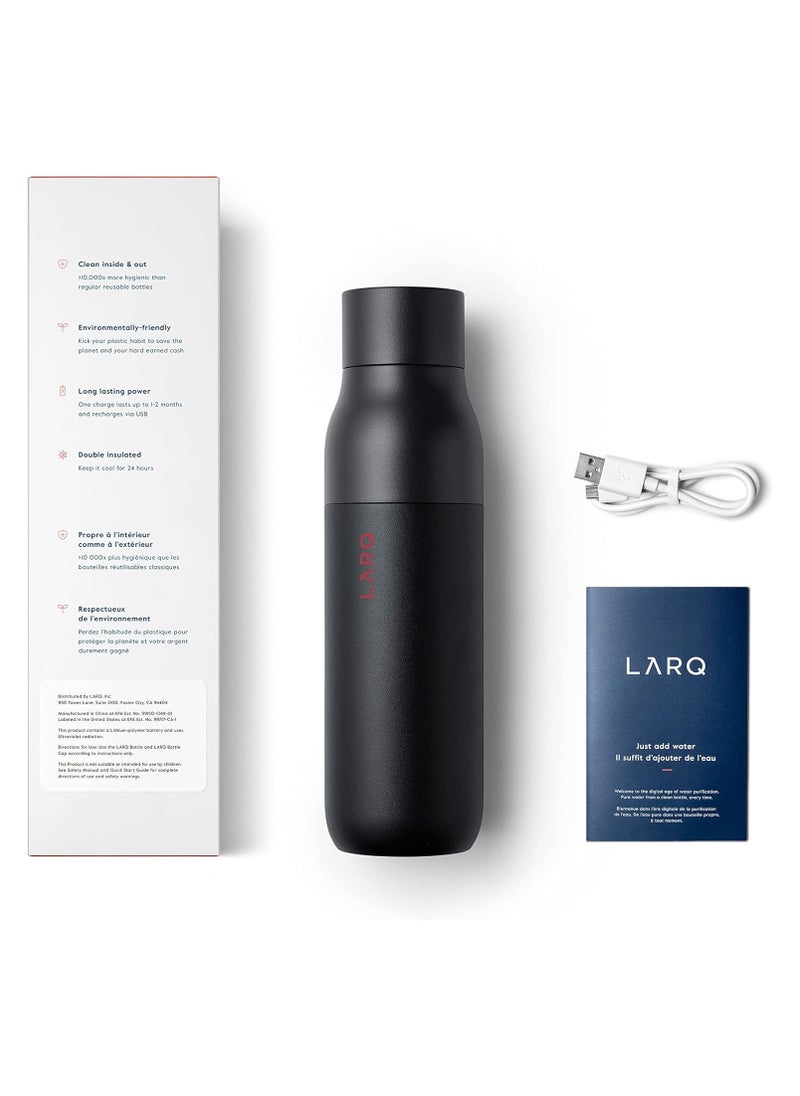 LARQ LARQ Bottle PureVis Product (RED) 500ml - Self-Cleaning and Insulated Stainless Steel Water Bottle with Award-winning Design and UV Water Purifier  - Image 5