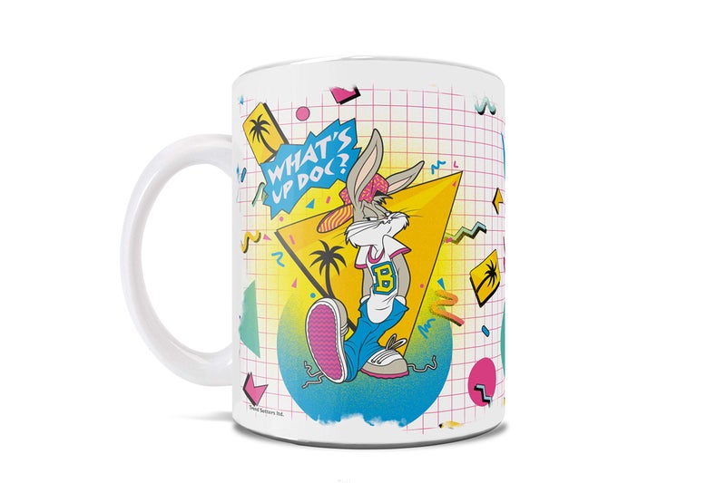 Trend Setters Looney Tunes  Bugs Bunny  Whats Up Doc  White Ceramic Mug 11oz
