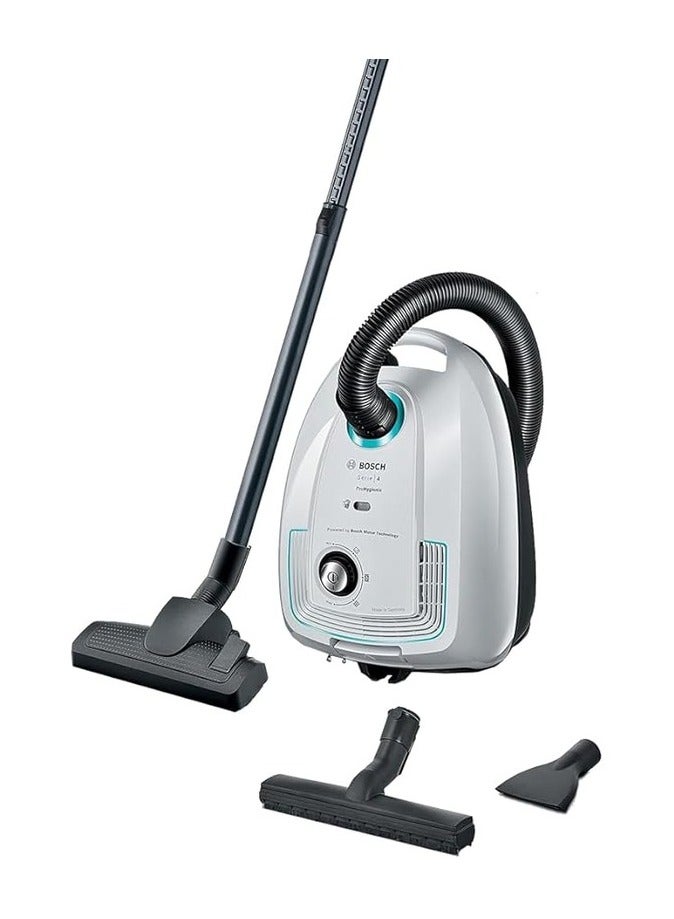 Bosch Series 4 ProHygienic Vacuum Cleaner, ULPA Filter, Germany 4 L 2200 W BGL38WHYG white - Image 1