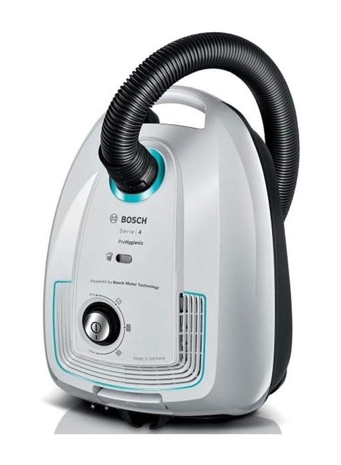 Bosch Series 4 ProHygienic Vacuum Cleaner, ULPA Filter, Germany 4 L 2200 W BGL38WHYG white - Image 2