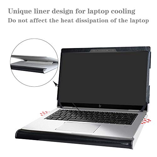 Alapmk Protective Case Cover for HP EliteBook x360 1030 G3/HP EliteBook x360 1030 G4/ ProBook 430 G8/ ProBook 635 Aero G7 13.3" Laptop[Warning:Not fit EliteBook x360 1030 G2 G7],Black - Image 4