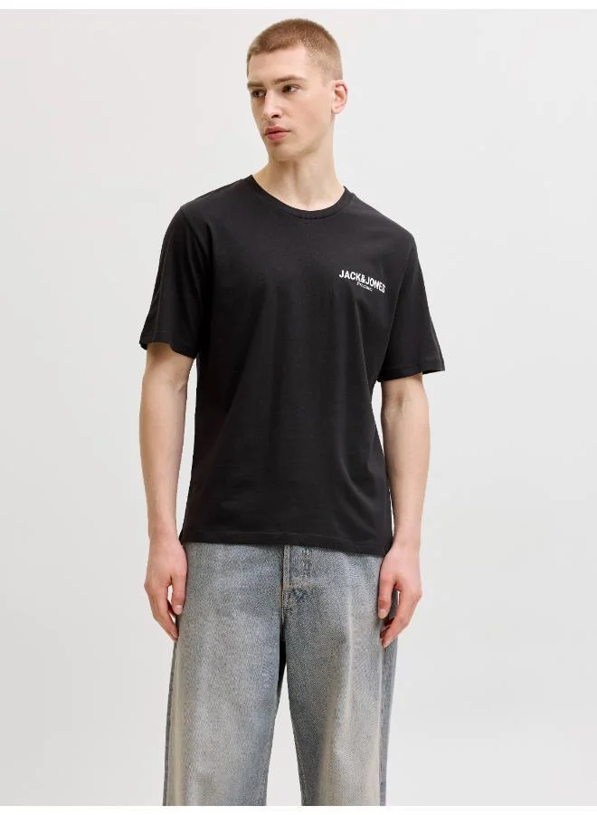 JACK & JONES  3 Pack Logo Regular Fit T-Shirt for Men | Best Price UAE