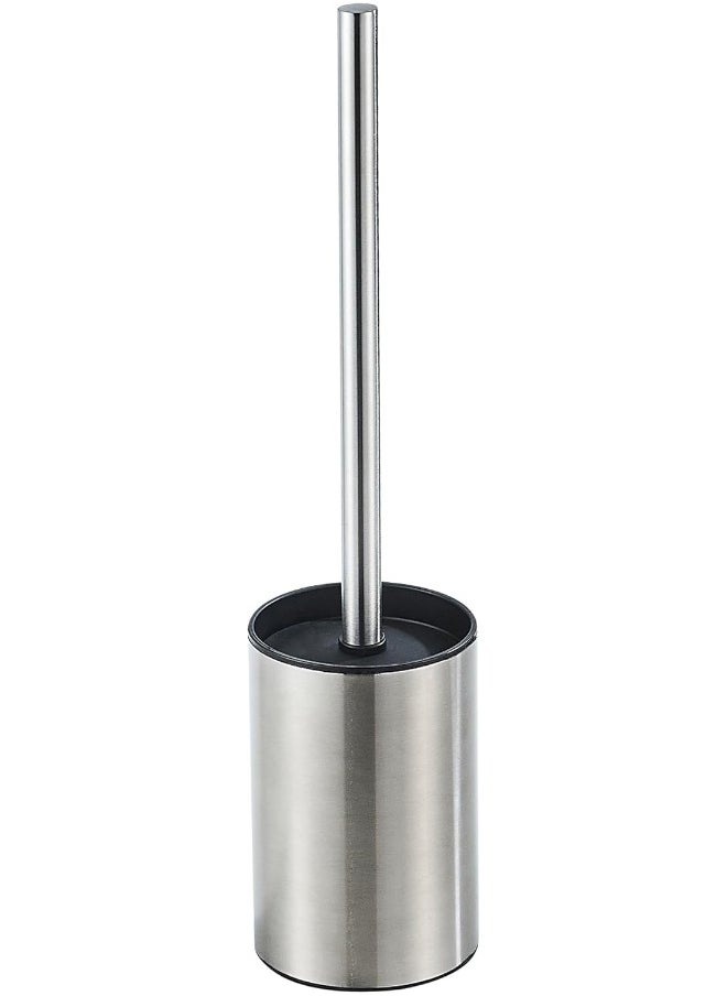 BRIMIX - BRIMIX Toilet Brush with Holder Set Stainless Steel 304 Toilet Cleaning Brush for Bathroom Round Floor Standing Toilet Bowl Brush - Image 1