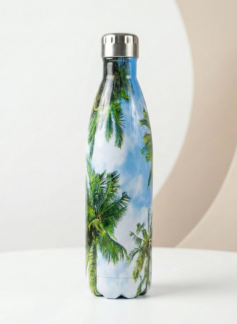 أو جي إس زجاجة مياه استانلس ستيل عازلة للبرودة 24 ساعة والحرارة 12 ساعة – أنيقة، محكمة الإغلاق وسهلة الحمل - Image 1