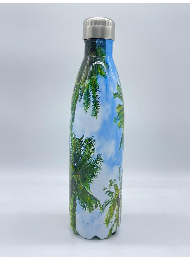 أو جي إس زجاجة مياه استانلس ستيل عازلة للبرودة 24 ساعة والحرارة 12 ساعة – أنيقة، محكمة الإغلاق وسهلة الحمل - Image 2