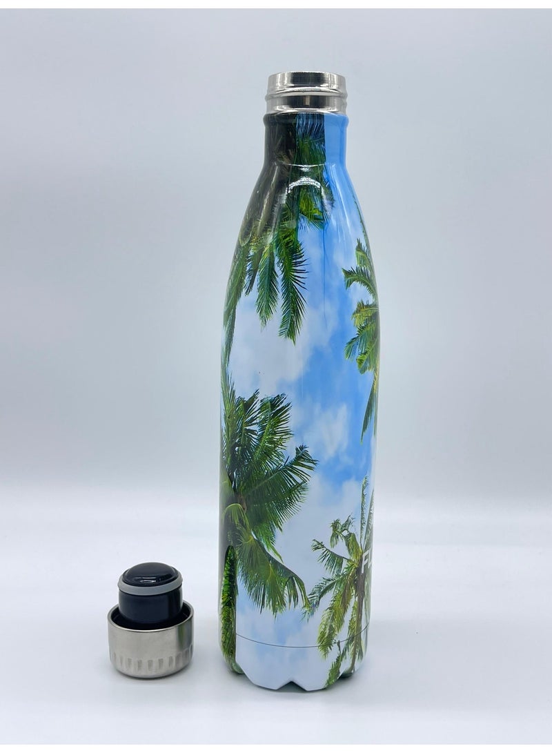 أو جي إس زجاجة مياه استانلس ستيل عازلة للبرودة 24 ساعة والحرارة 12 ساعة – أنيقة، محكمة الإغلاق وسهلة الحمل - Image 3