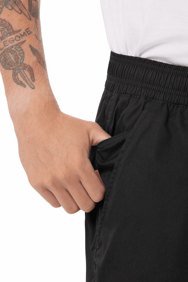 Chef Works Men's Lightweight Baggy Pants, Black, 3X-Large - Image 4