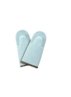 Oven Mitts Set, Heat Resistant 600f Silicone Oven Mitts, Soft Lining Good Grip, Waterproof Mitt Potholders, Oven Gloves and Food Tong Sets, for Grilling, Baking, Pot Holders Cooking, Kitchen(2 Pack)