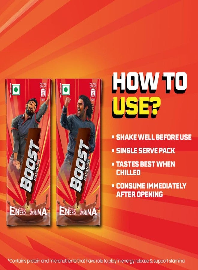 Boost Milkshake | NUTRIENTS* FOR ENERGY – STAMINA | 180 ml - Image 5