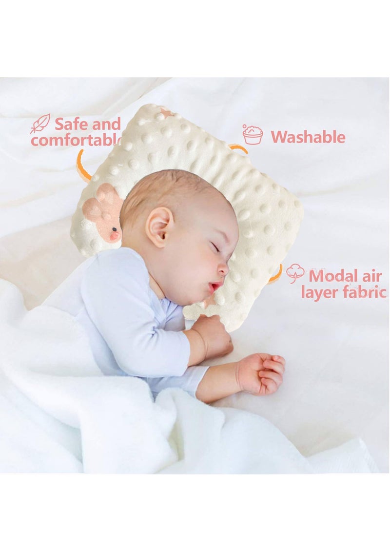 Generic - 2PCS Baby Pillows for Newborn Sleeping(0-12months) Prevent Flat Head Nursery Head Shaping Infant Pillow Head Protection Support - Image 1