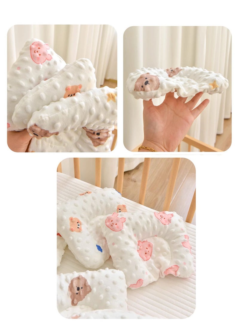Generic - 2PCS Baby Pillows for Newborn Sleeping(0-12months) Prevent Flat Head Nursery Head Shaping Infant Pillow Head Protection Support - Image 1