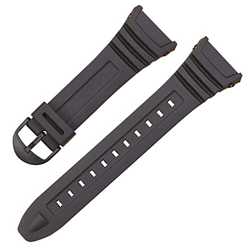DBLACK ''CDS13'' Resin Watch Strap (Black) // Compatible With ''CASIO W-96H'' Watch - Image 1