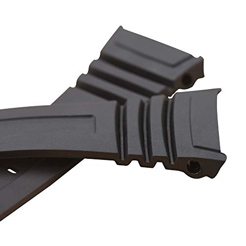 DBLACK ''CDS13'' Resin Watch Strap (Black) // Compatible With ''CASIO W-96H'' Watch - Image 5
