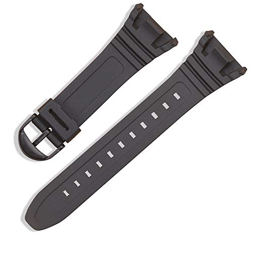 DBLACK ''CDS13'' Resin Watch Strap (Black) // Compatible With ''CASIO W-96H'' Watch - Image 2